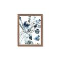 Picture of Dainty Bloom Gray II  _GroupedProduct_Rectangle_Portrait_Framed_Matted_