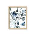 Picture of Dainty Bloom Gray II  _GroupedProduct_Rectangle_Portrait_Framed_Matted_