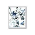 Picture of Dainty Bloom Gray II  _GroupedProduct_Rectangle_Portrait_Framed_Matted_