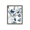 Picture of Dainty Bloom Gray II  _GroupedProduct_Rectangle_Portrait_Framed_Matted_