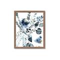 Picture of Dainty Bloom Gray II  _GroupedProduct_Rectangle_Portrait_Framed_Matted_