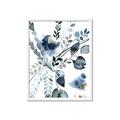 Picture of Dainty Bloom Gray II  _GroupedProduct_Rectangle_Portrait_Framed_Matted_
