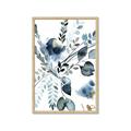 Picture of Dainty Bloom Gray II  _GroupedProduct_Rectangle_Portrait_Framed_Matted_