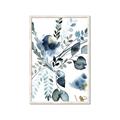 Picture of Dainty Bloom Gray II  _GroupedProduct_Rectangle_Portrait_Framed_Matted_