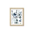 Picture of Dainty Bloom Gray II  _GroupedProduct_Rectangle_Portrait_Framed_Matted_