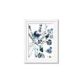 Picture of Dainty Bloom Gray II  _GroupedProduct_Rectangle_Portrait_Framed_Matted_