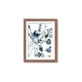 Picture of Dainty Bloom Gray II  _GroupedProduct_Rectangle_Portrait_Framed_Matted_