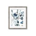 Picture of Dainty Bloom Gray II  _GroupedProduct_Rectangle_Portrait_Framed_Matted_