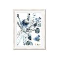 Picture of Dainty Bloom Gray II  _GroupedProduct_Rectangle_Portrait_Framed_Matted_