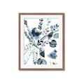 Picture of Dainty Bloom Gray II  _GroupedProduct_Rectangle_Portrait_Framed_Matted_