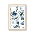 Picture of Dainty Bloom Gray II  _GroupedProduct_Rectangle_Portrait_Framed_Matted_