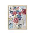 Picture of Bright Cabbage Florals _GroupedProduct_Rectangle_Portrait_Framed_Matted_