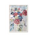 Picture of Bright Cabbage Florals _GroupedProduct_Rectangle_Portrait_Framed_Matted_