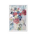 Picture of Bright Cabbage Florals _GroupedProduct_Rectangle_Portrait_Framed_Matted_