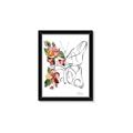 Picture of Floral Butterfly I _GroupedProduct_Rectangle_Portrait_Framed_Matted_