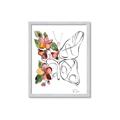 Picture of Floral Butterfly I _GroupedProduct_Rectangle_Portrait_Framed_Matted_
