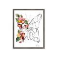 Picture of Floral Butterfly I _GroupedProduct_Rectangle_Portrait_Framed_Matted_
