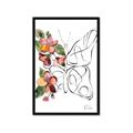 Picture of Floral Butterfly I _GroupedProduct_Rectangle_Portrait_Framed_Matted_