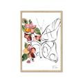 Picture of Floral Butterfly I _GroupedProduct_Rectangle_Portrait_Framed_Matted_