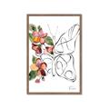 Picture of Floral Butterfly I _GroupedProduct_Rectangle_Portrait_Framed_Matted_