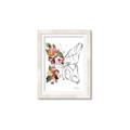 Picture of Floral Butterfly I _GroupedProduct_Rectangle_Portrait_Framed_Matted_