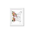 Picture of Floral Butterfly I _GroupedProduct_Rectangle_Portrait_Framed_Matted_