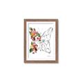 Picture of Floral Butterfly I _GroupedProduct_Rectangle_Portrait_Framed_Matted_