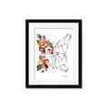 Picture of Floral Butterfly I _GroupedProduct_Rectangle_Portrait_Framed_Matted_