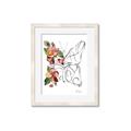 Picture of Floral Butterfly I _GroupedProduct_Rectangle_Portrait_Framed_Matted_
