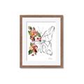 Picture of Floral Butterfly I _GroupedProduct_Rectangle_Portrait_Framed_Matted_