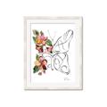 Picture of Floral Butterfly I _GroupedProduct_Rectangle_Portrait_Framed_Matted_