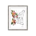 Picture of Floral Butterfly I _GroupedProduct_Rectangle_Portrait_Framed_Matted_