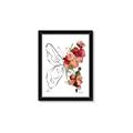 Picture of Floral Butterfly II _GroupedProduct_Rectangle_Portrait_Framed_Matted_