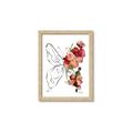 Picture of Floral Butterfly II _GroupedProduct_Rectangle_Portrait_Framed_Matted_