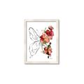 Picture of Floral Butterfly II _GroupedProduct_Rectangle_Portrait_Framed_Matted_