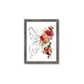 Picture of Floral Butterfly II _GroupedProduct_Rectangle_Portrait_Framed_Matted_