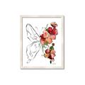 Picture of Floral Butterfly II _GroupedProduct_Rectangle_Portrait_Framed_Matted_