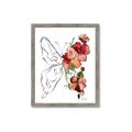 Picture of Floral Butterfly II _GroupedProduct_Rectangle_Portrait_Framed_Matted_