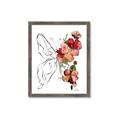 Picture of Floral Butterfly II _GroupedProduct_Rectangle_Portrait_Framed_Matted_