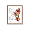 Picture of Floral Butterfly II _GroupedProduct_Rectangle_Portrait_Framed_Matted_