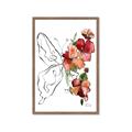 Picture of Floral Butterfly II _GroupedProduct_Rectangle_Portrait_Framed_Matted_