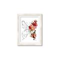Picture of Floral Butterfly II _GroupedProduct_Rectangle_Portrait_Framed_Matted_