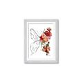 Picture of Floral Butterfly II _GroupedProduct_Rectangle_Portrait_Framed_Matted_