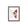 Picture of Floral Butterfly II _GroupedProduct_Rectangle_Portrait_Framed_Matted_
