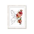 Picture of Floral Butterfly II _GroupedProduct_Rectangle_Portrait_Framed_Matted_