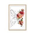 Picture of Floral Butterfly II _GroupedProduct_Rectangle_Portrait_Framed_Matted_
