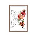 Picture of Floral Butterfly II _GroupedProduct_Rectangle_Portrait_Framed_Matted_
