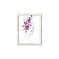 Picture of Purple and Pink Floral Figurative _GroupedProduct_Rectangle_Portrait_Framed_Matted_