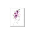 Picture of Purple and Pink Floral Figurative _GroupedProduct_Rectangle_Portrait_Framed_Matted_