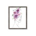 Picture of Purple and Pink Floral Figurative _GroupedProduct_Rectangle_Portrait_Framed_Matted_